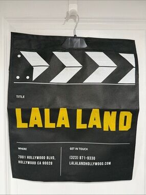 LALA LAND Black & Yellow Tote Bag